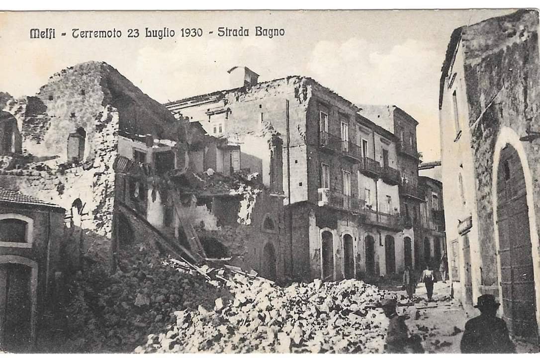 Terremoto 1930 Melfi Irpinia vulture