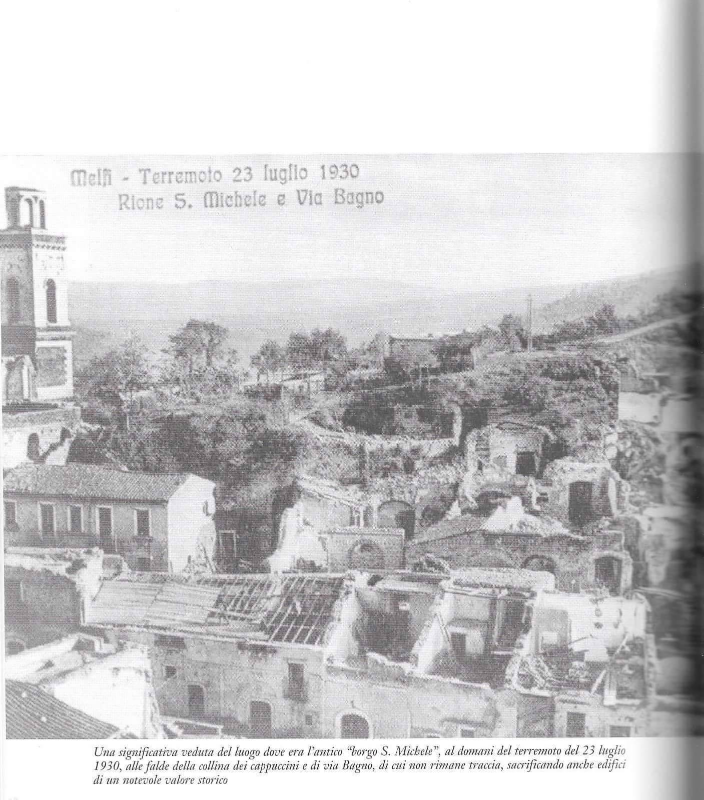 Terremoto 1930 Melfi Irpinia vulture