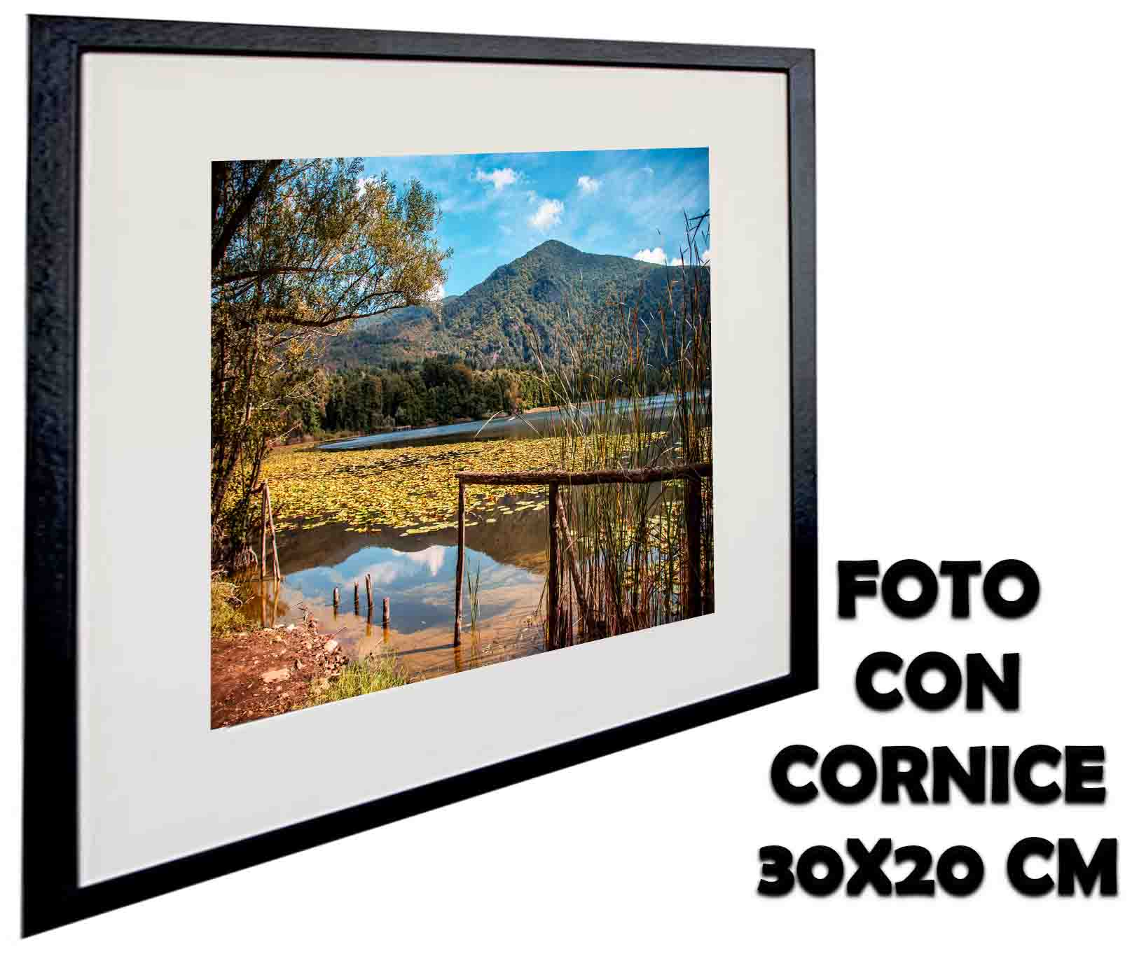 Foto con cornice 30x20 cm - Graphic Revolution Melfi