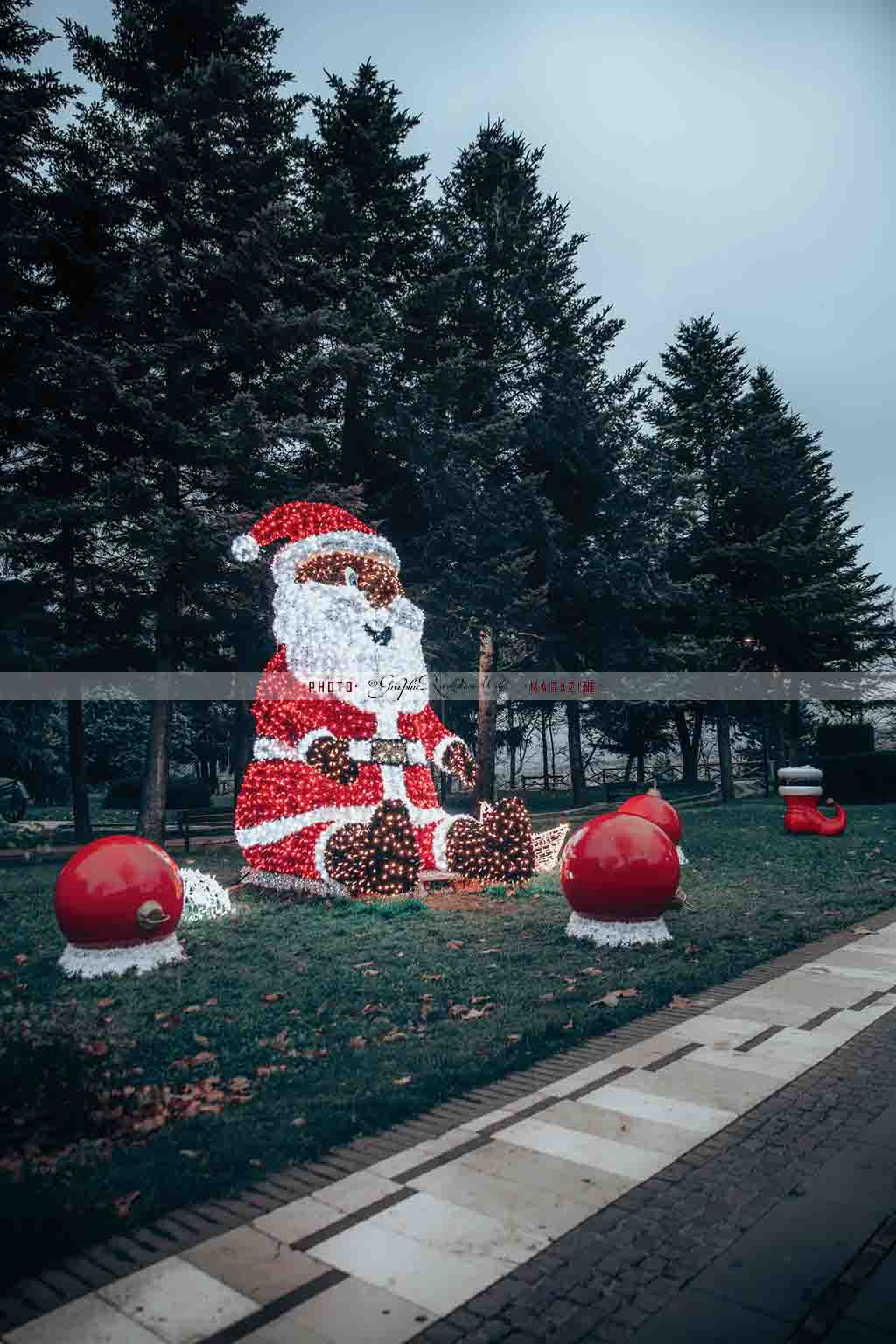 melfi luminarie natale 2019 babbo natale