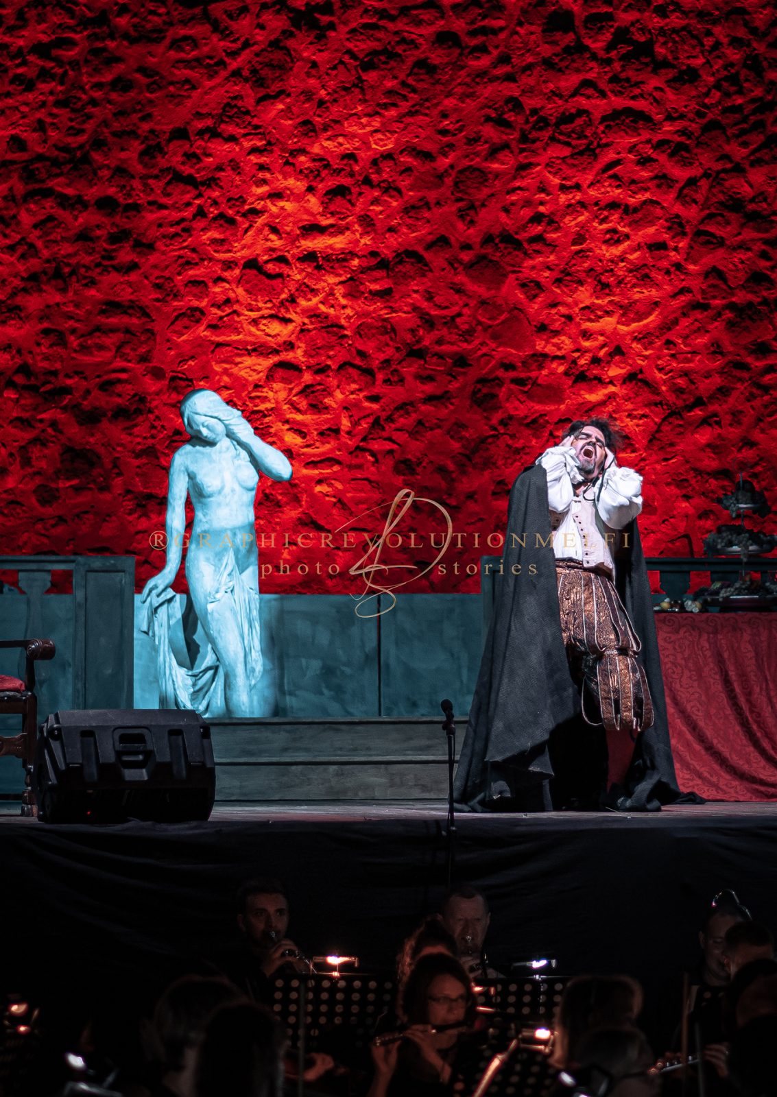 L'opera i Rigoletto al Castello di Melfi giuseppe verdi la camerata delle arti fotografo teatro