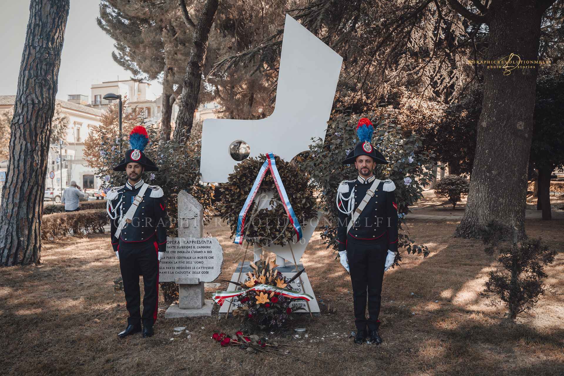 Melfi ricorda Antonio Cezza il 22 Luglio 2021 brigadiere carabiniere eroe commemorazione 