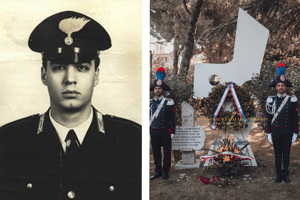 Melfi ricorda Antonio Cezza il 22 Luglio 2021 brigadiere carabiniere eroe commemorazione