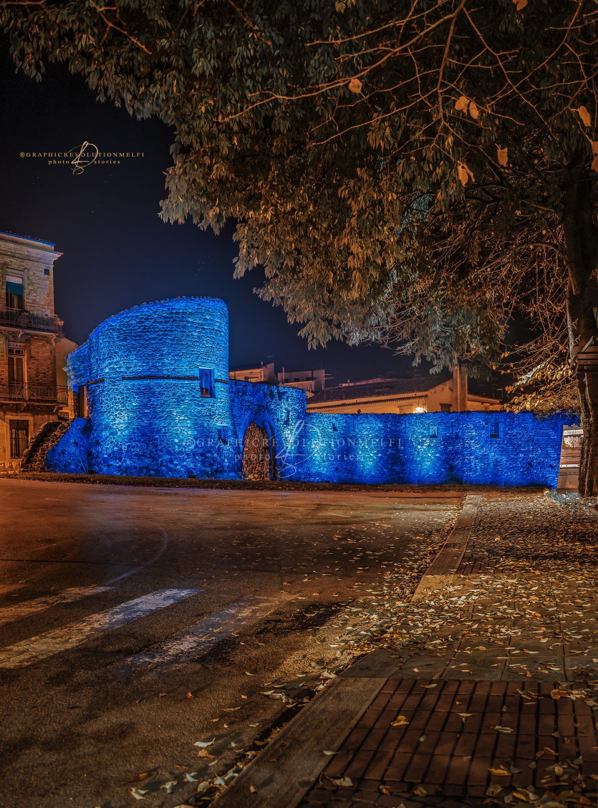 A Melfi la Porta Venosina si colora di Blu per la giornata mondiale del diabete 2021