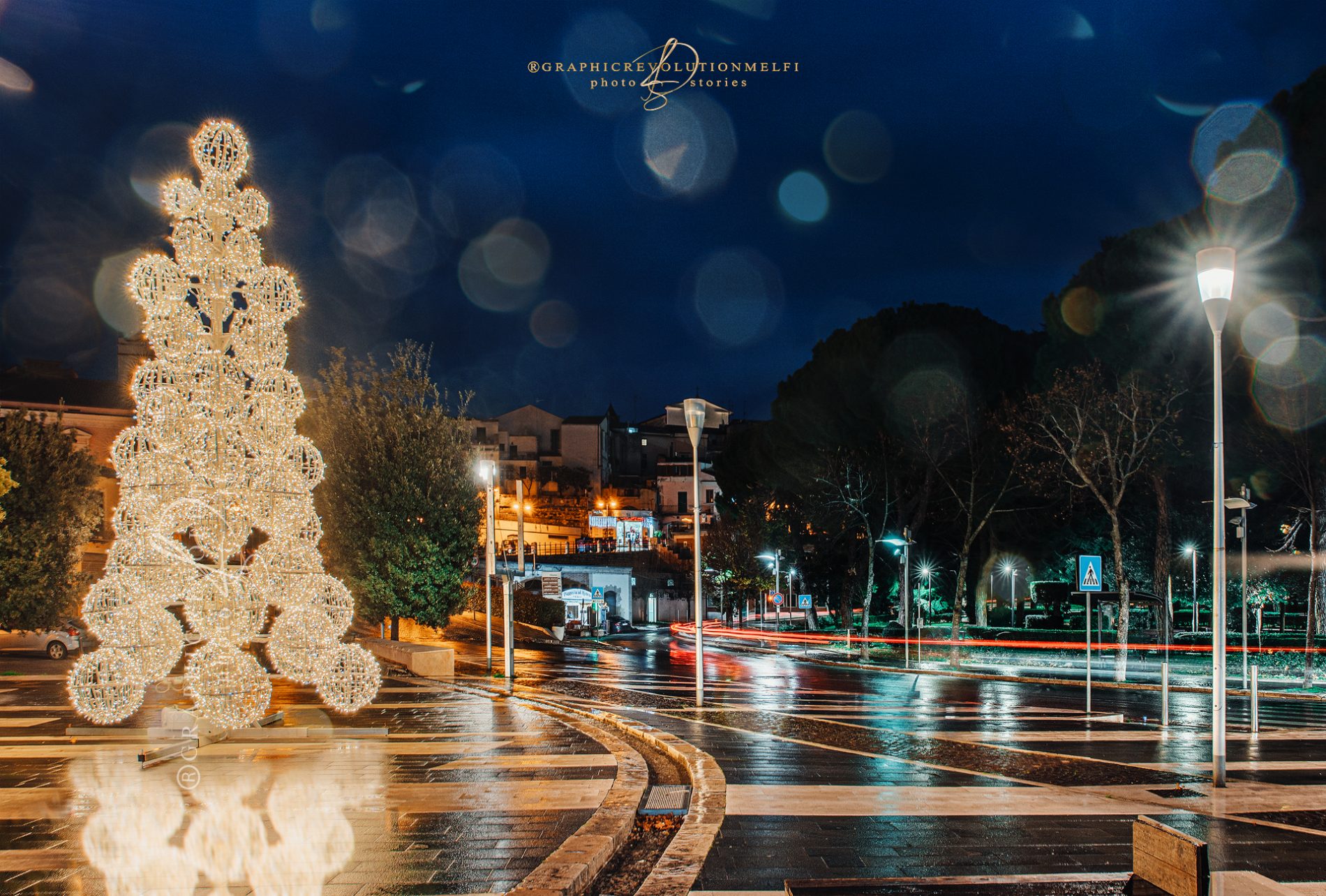 Melfi le foto delle Luminarie di Natale del 2020