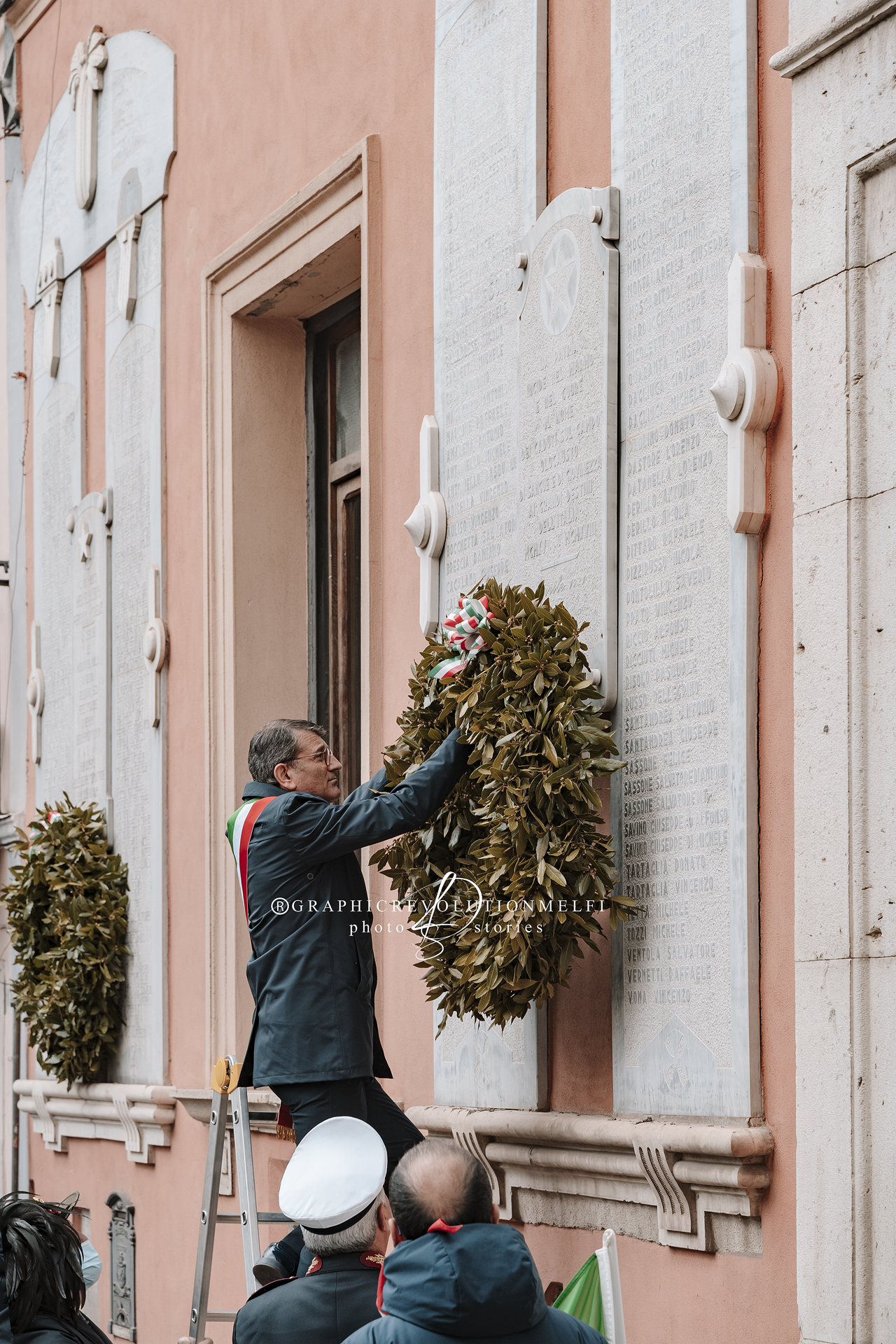 Melfi Festa della Liberazione Manifestazione del 25 Aprile 2022 sindaco giuseppe maglione tricolore basilicata