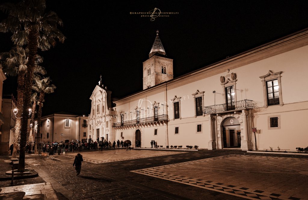 rinnovata l'illuminazione della cattedrale di melfi