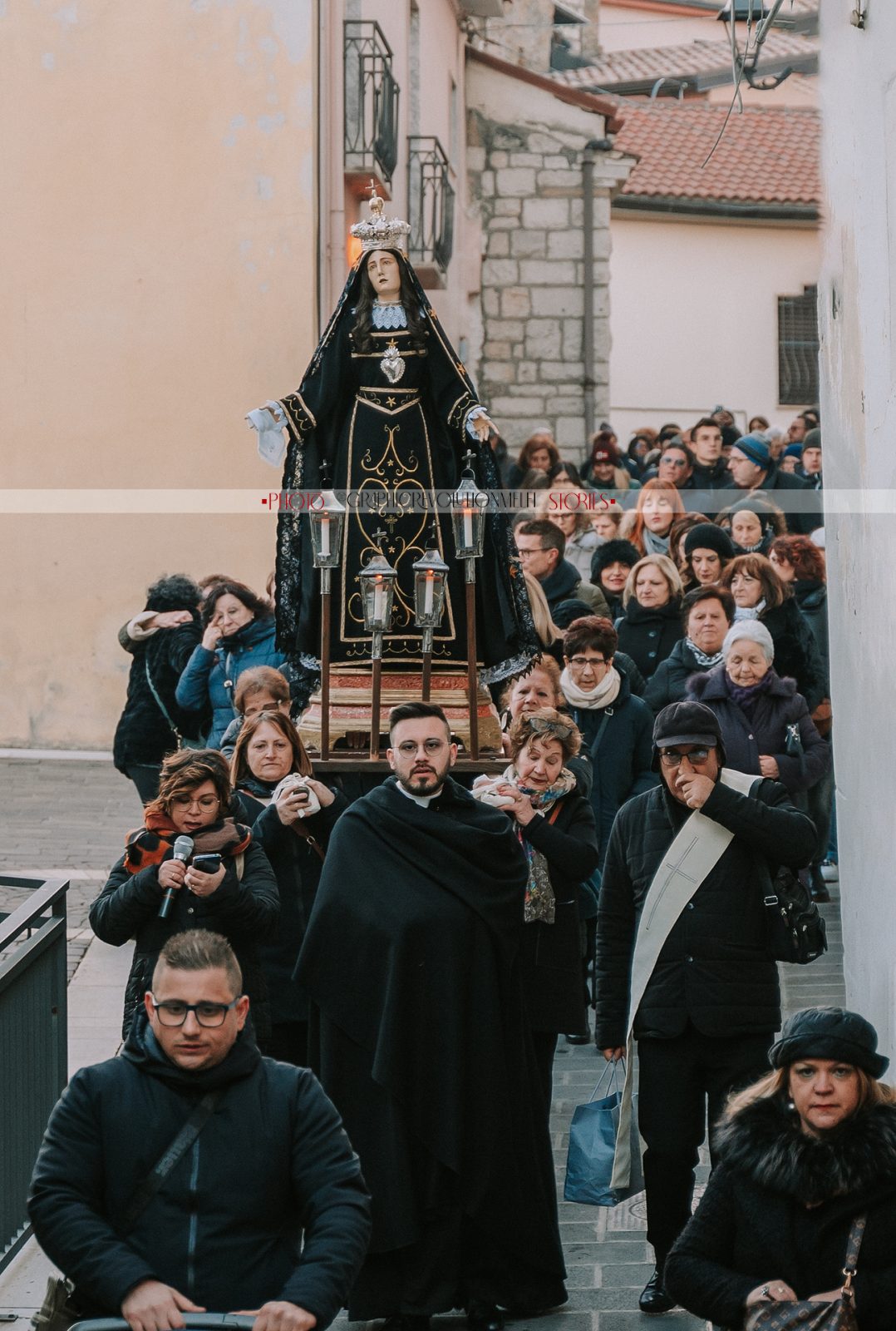 Riti della Pasqua Giovedí Santo Ultima Cena e Lavanda dei Piedi: Barile processione dell'Addolorata Chiesa Madre Don Davide