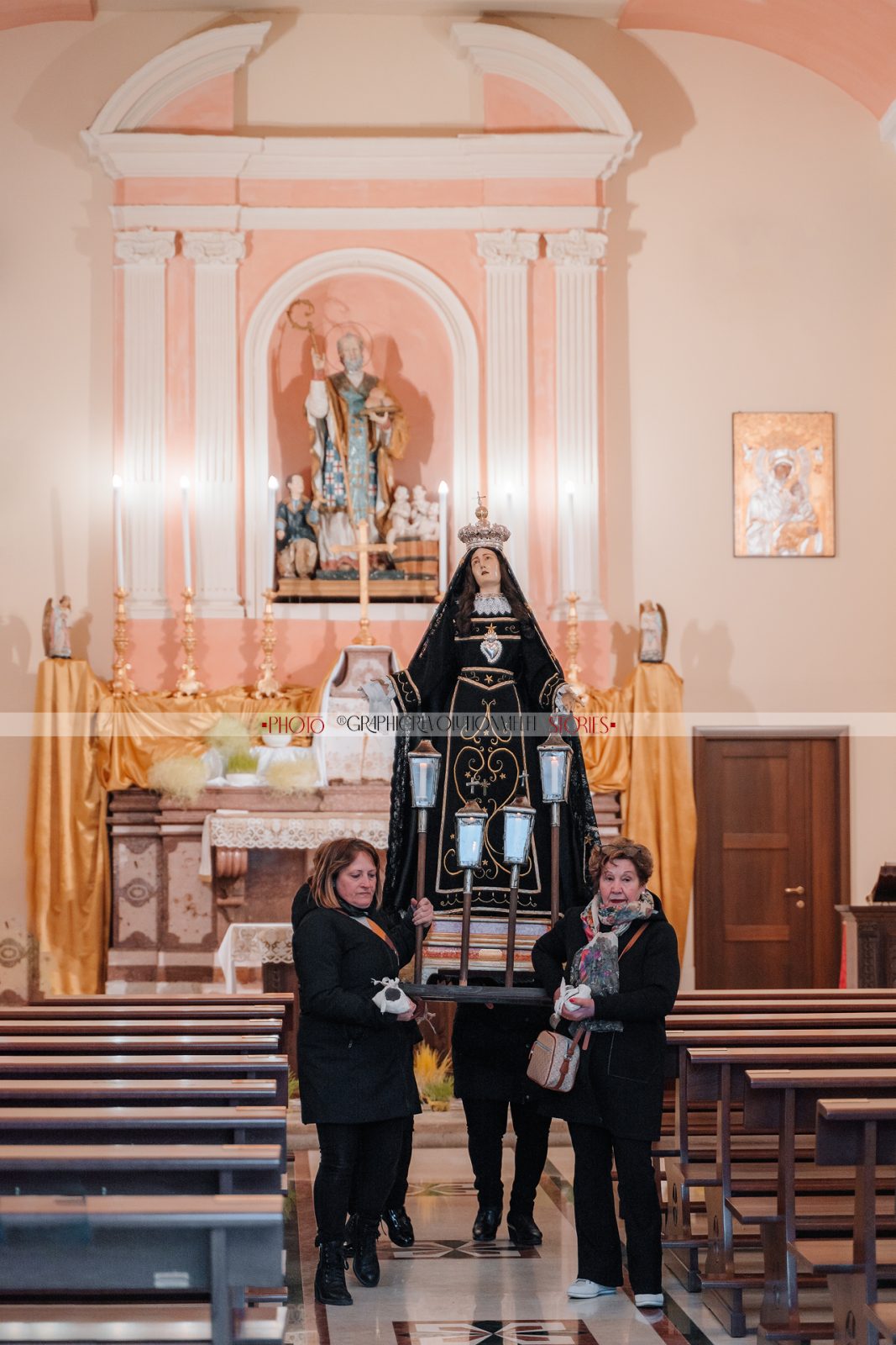 Riti della Pasqua Giovedí Santo Ultima Cena e Lavanda dei Piedi: Barile processione dell'Addolorata Chiesa Madre Don Davide