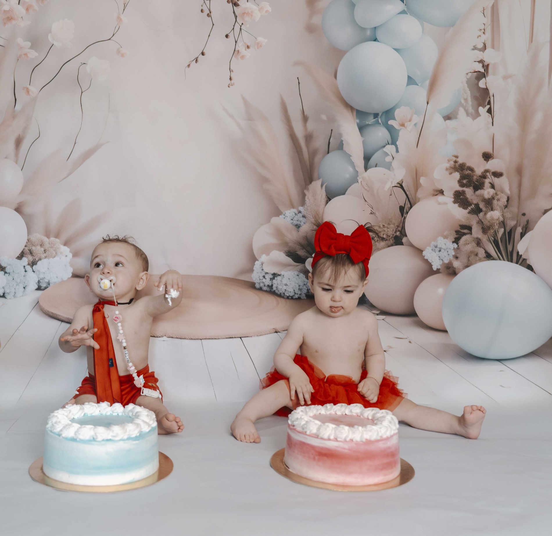 Smash cake a Melfi gemellini