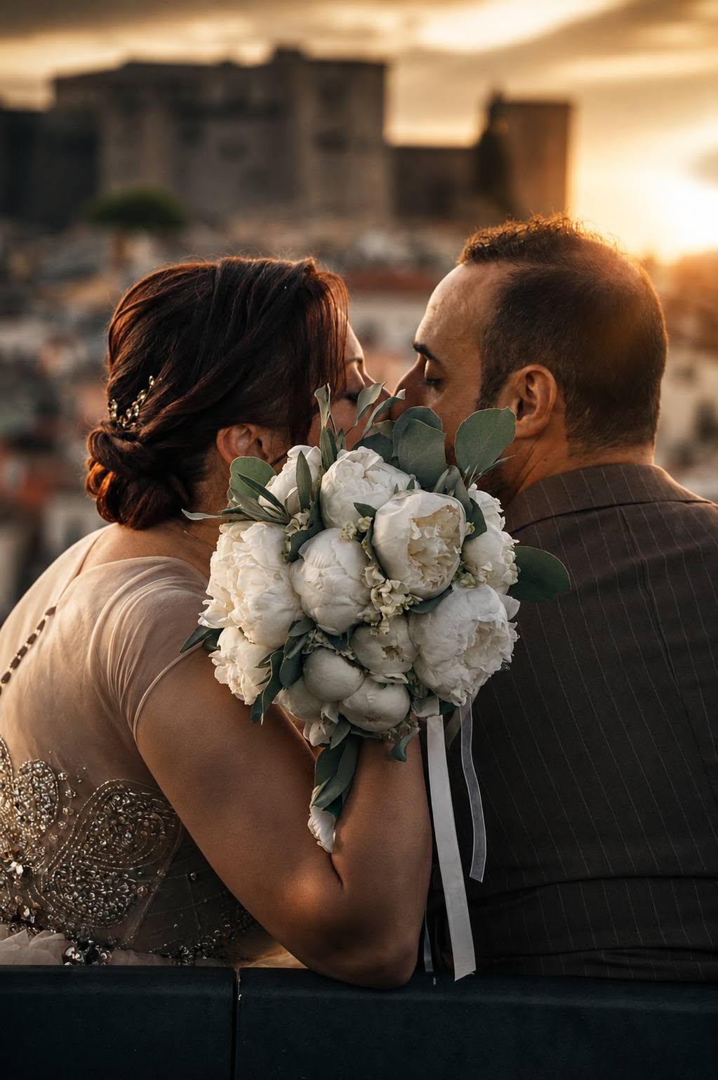 bouquet di fiori per la promessa di matrimonio di marco e maria teresa